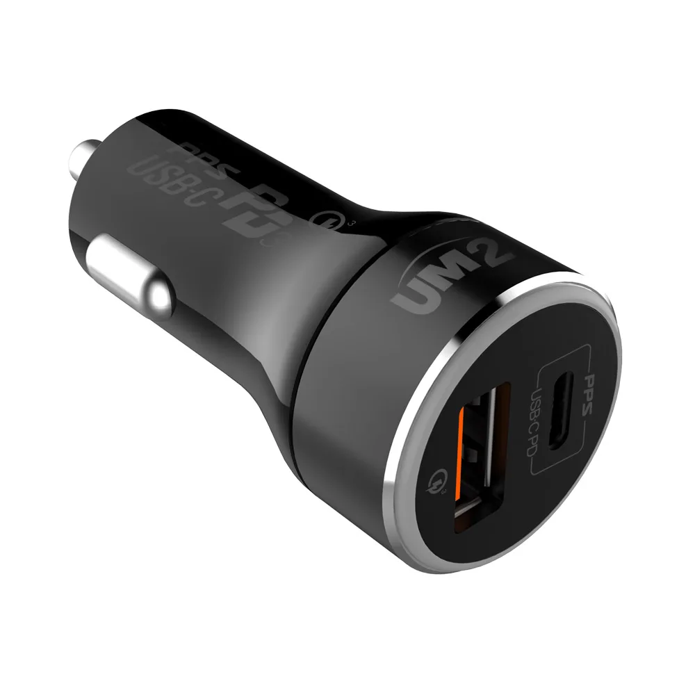 UM2 UMTO 63W Dual USB CIGER Jack Car Charger PPS 45W Support Ultra-fast Charging 2.0