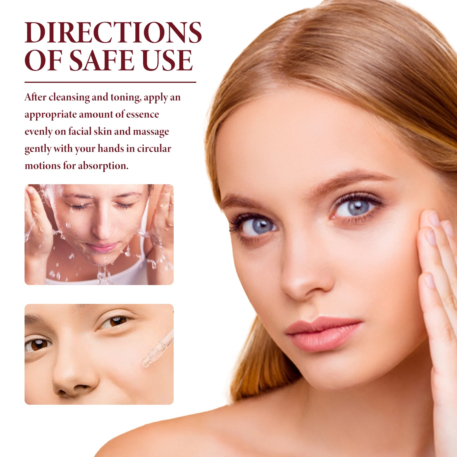 Oceaura-suero Facial de aceite de rosa mosqueta, se desvanece, líneas finas, hidratante, elimina las arrugas, mejora la elasticidad de la piel, suero Facial reafirmante