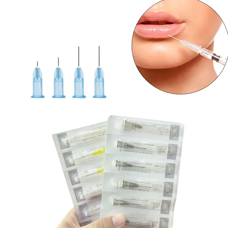 34G 32G 18G 25G 27G 30G Superfine Small Painless needle 4mm 13mm 25mm 38mm ultrafine Teeth Eyelid Tool Needles — zdjęcie 2