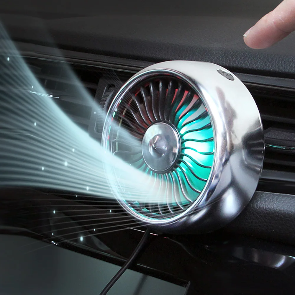 Digital LED Car fan Circulator