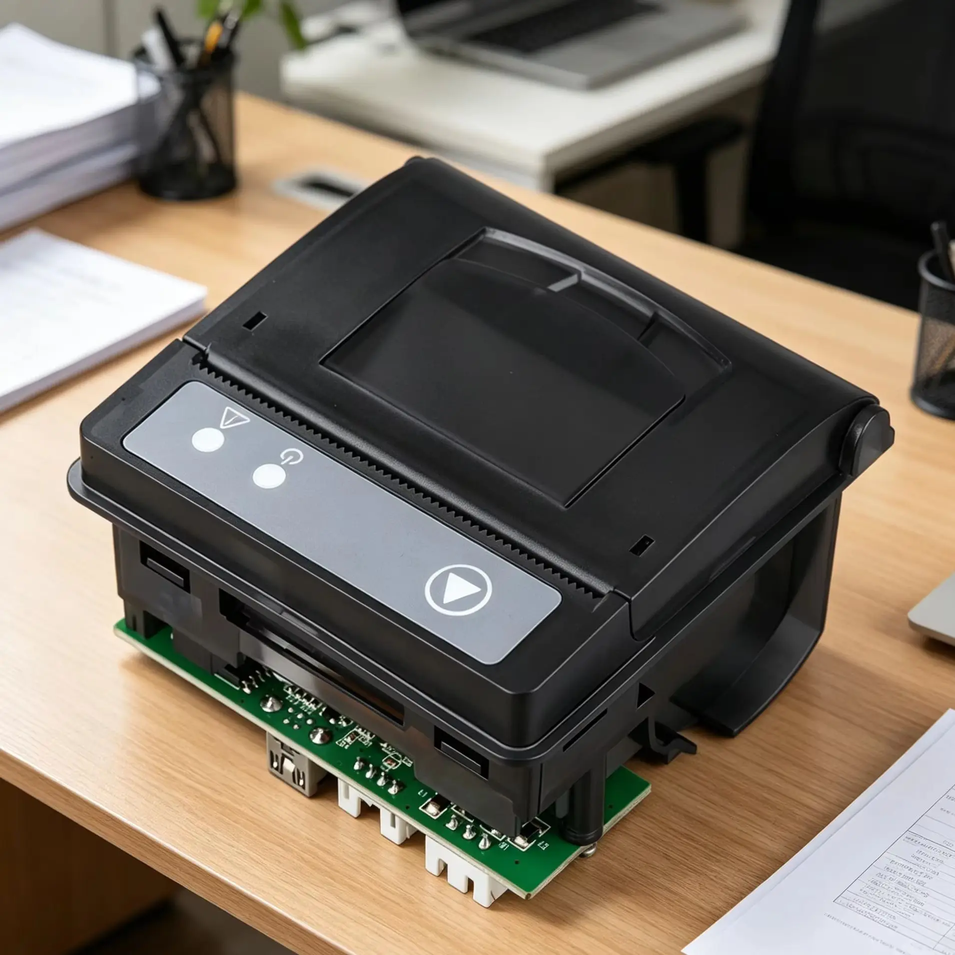 HS-QR23 Ultra-Compact Panel Micro Printer, Flexibly Embedded in Various Instruments, Max Paper Roll Diameter 23mm