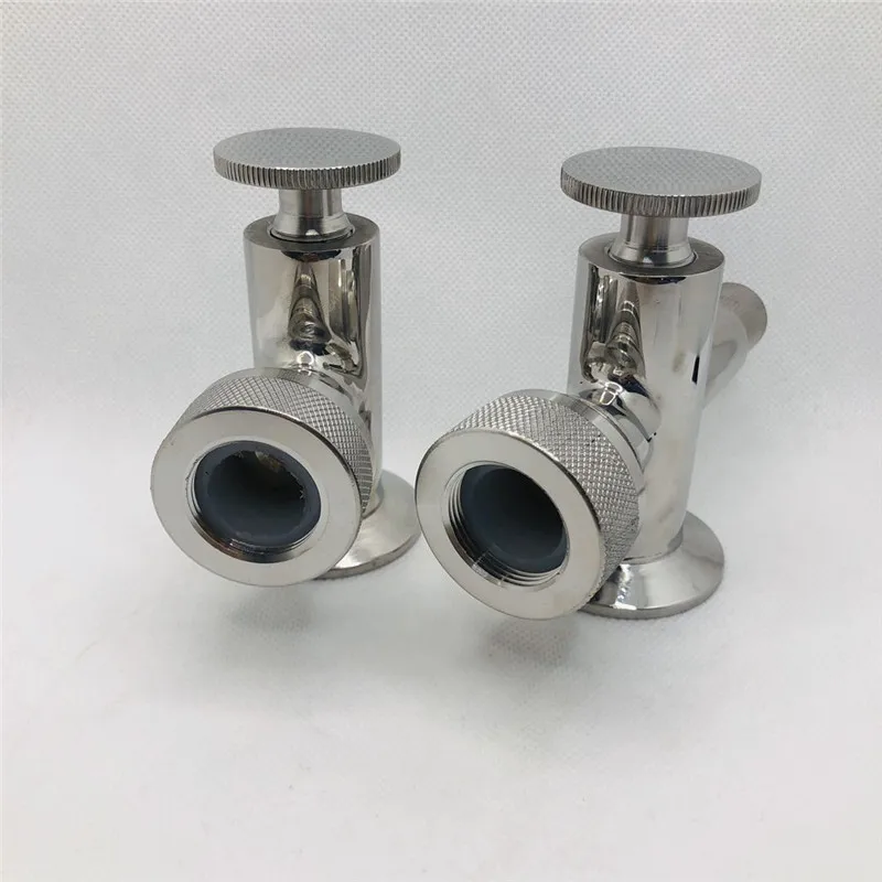 Liquid Level Gauge Clamp Type Three-Way and Four-Way Liquid Level Gauge Water Tank Glass Pipe Water Level Gauge Sanitary Grade