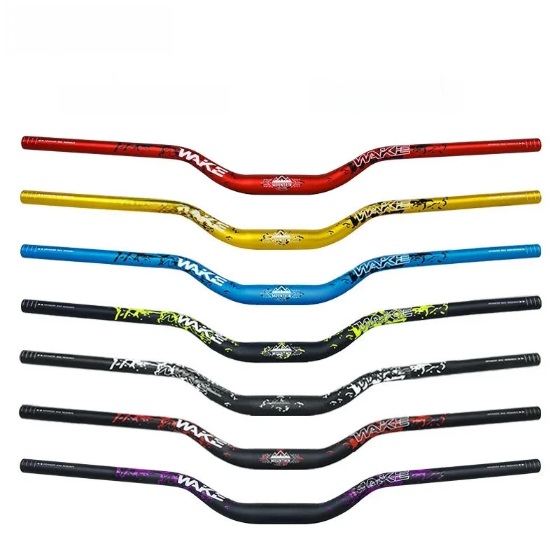 AliExpress Mountain Bike Handlebar 31.8* 720/780mm U-shaped 55H High-curved Handlebar Aluminum Alloy MTB Handlebar Cycling Parts