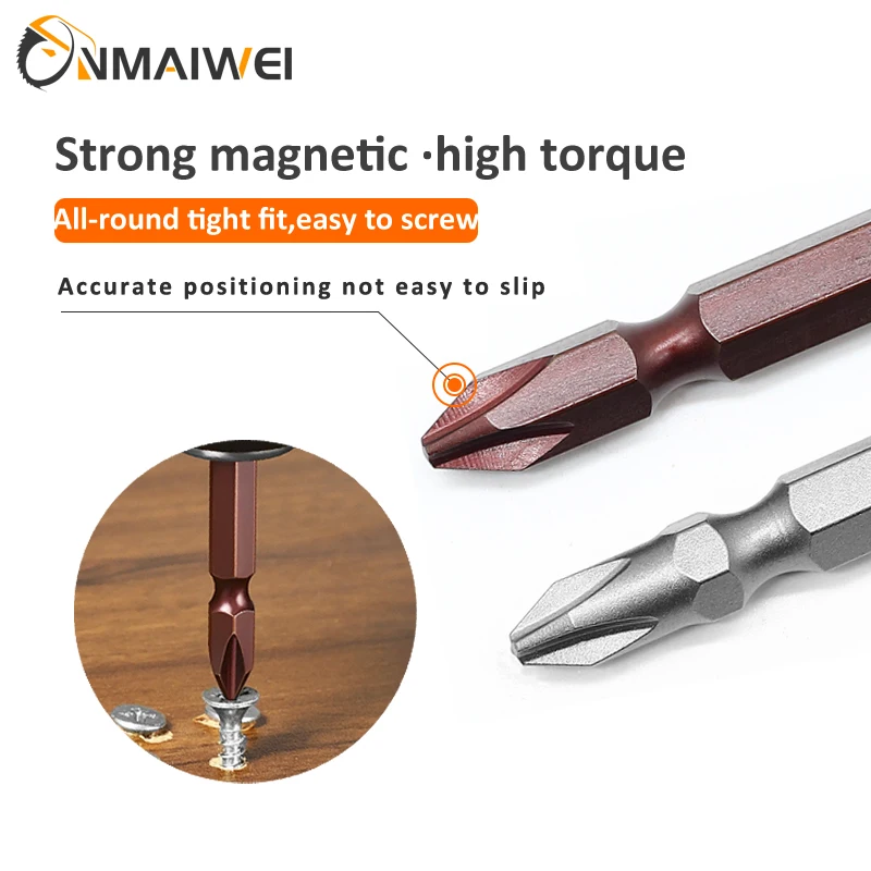 4.33in 2.4in PH2 Magnetic Screwdriver Bits 1/4 Inch Hex Shank,65mm 110mm Multiple sizes for various scenarios