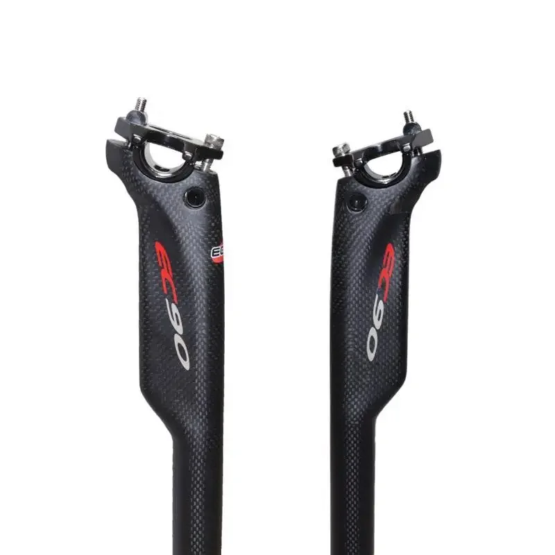 AliExpress EC90 Carbon Fiber MTB/Road Bicycle Seatpost 3K Winding Carbon Seat Post 27.2/30.8/31.6mm Seat Tube