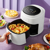 1400W 8L Air Fryer without Oil Household Intelligent Deep Air Fryers Oven 360° Hot Air Circulation Cooker Smart Touch AirFryer