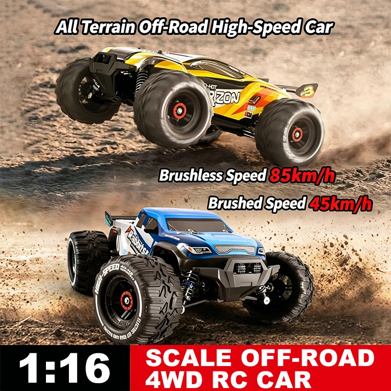 

4DRC H3 1:16 85KM/H 4WD RC Car With LED Light 2.4G Remote Control Cars High Speed Drift Truck Cars for Children Gift 45KM/H