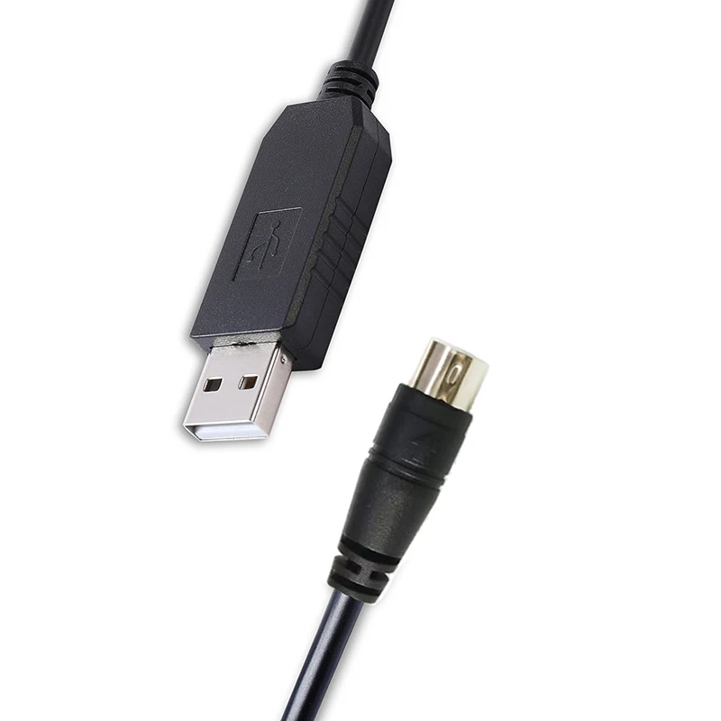 Cable Takahashi USB RS232 FTDI USB RS232 a Mini Din 4P cable macho para conexión Temma a PC USB-TRS02320