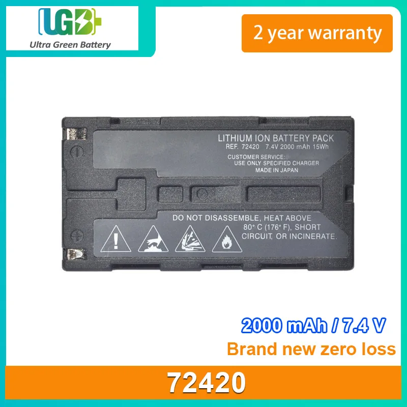 UGB New battery For Welch Allyn 72420 21CR18/65 14001 14011 14021 14031 Vision Screening Instrument Battery