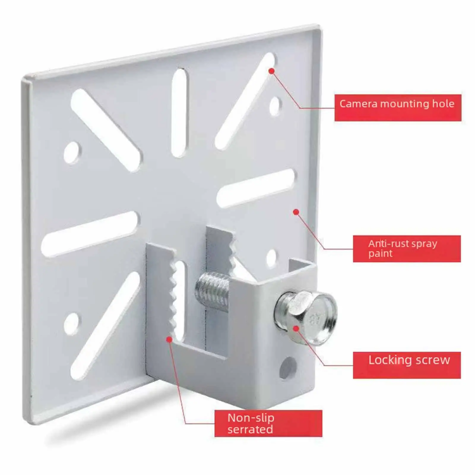 Beveiligingscamera Mount Adapter Rack Cctv Camera Ondersteuning L-Vormige Camera Beugel Voor Indoor Bewaking Camera Tuin Patio Winkel