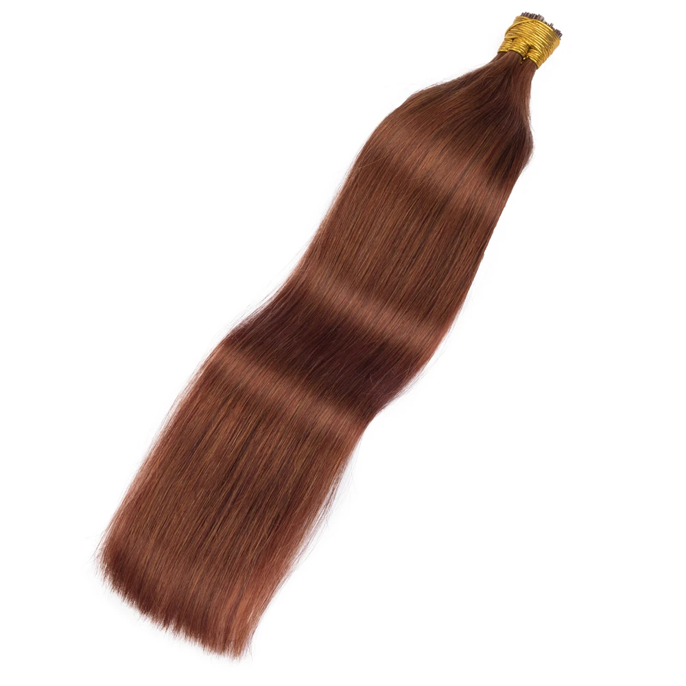 I Tip Hair Extension Straight Human Hair Extensions 40g/50g/ Set Capsule Keratin Natural Fusion Human Hair Extension 12-26inch