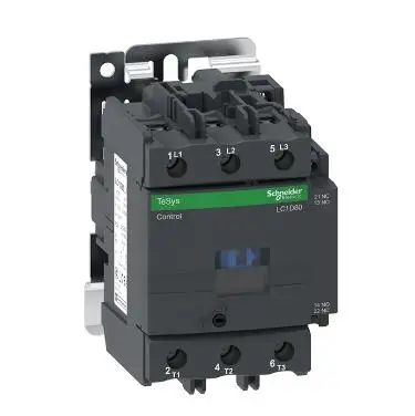 The elevator LC1D80F7C LC1D80F7 TeSys D contactor - 3P(3 NO) - AC-3 - = 440 V 80 A - 110 V AC 50/60 Hz coil