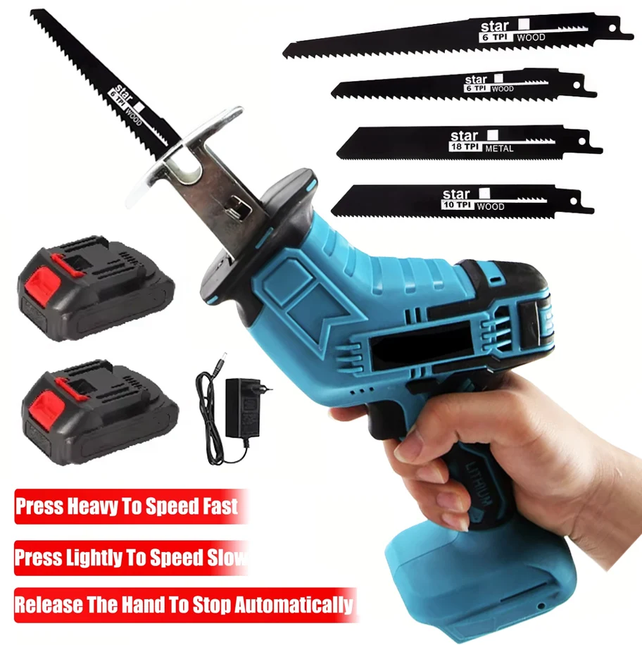 Makita – scie alternative électrique sans fil, 100mm, 3000 tr/min, vitesse Variable, outil de coupe du métal et du bois, scie électrique pour batterie 18V