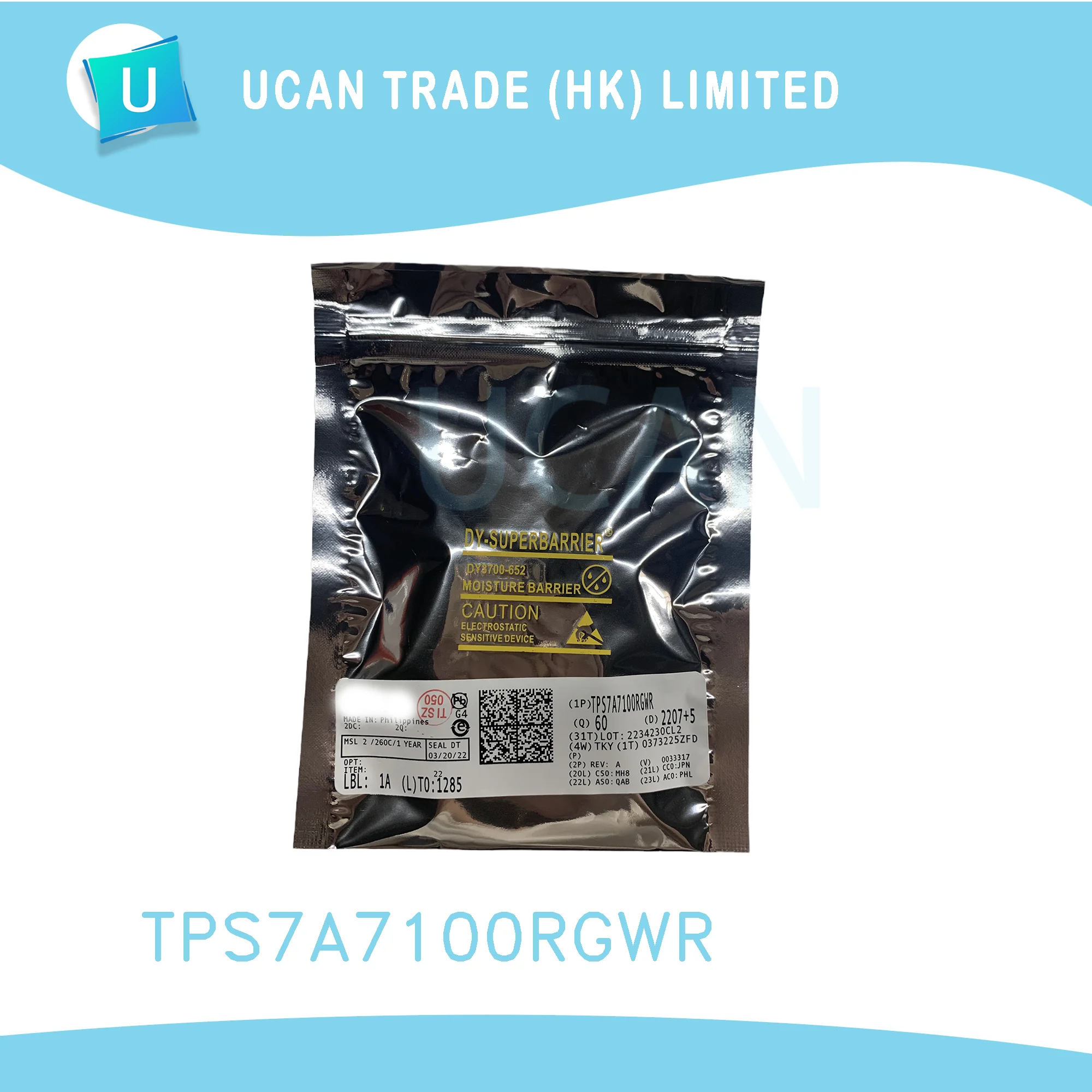 10PCS TPS7A7100RGWR TPS7A7100RGWT TPS7A7100RGW VQFN20 Original and New in Stock