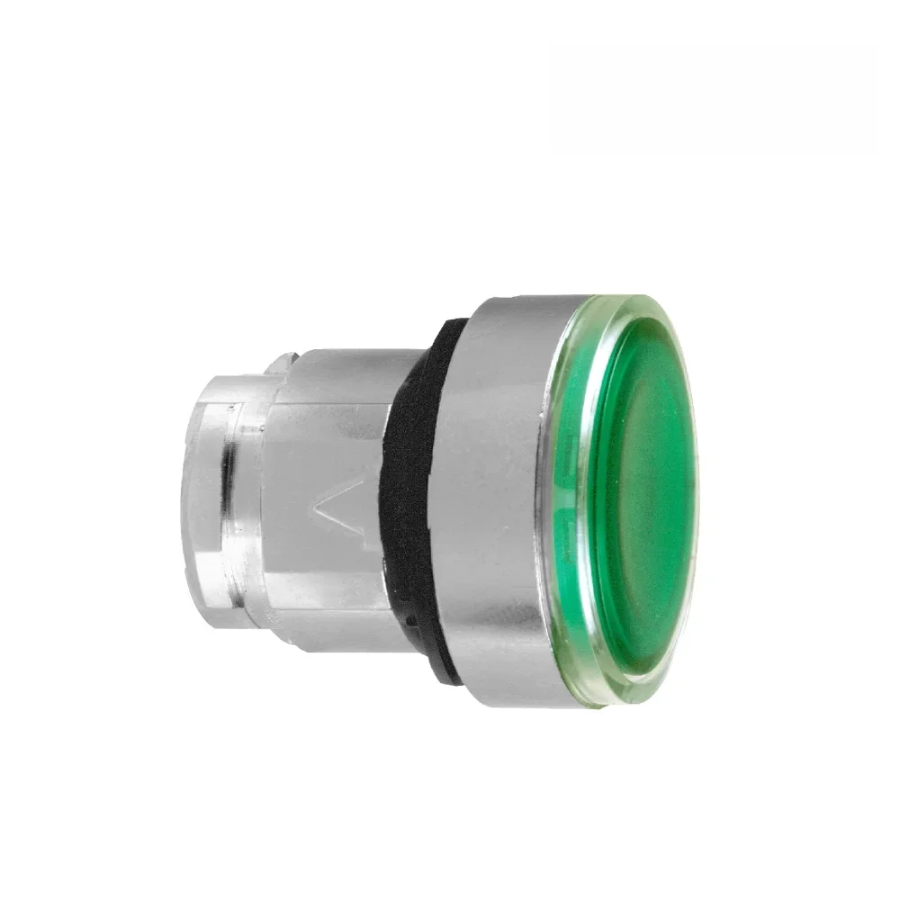 Schneider electric-cyberall-push-button cabeça luminoso flush retorno led verde diâmetro 22mm,