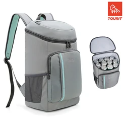 Thermal Backpack TOURIT Picnic Cooler Bag Large Capacity Meal Thermal Bag With Bottle Opener Leakproof Insulated Cooler Bags