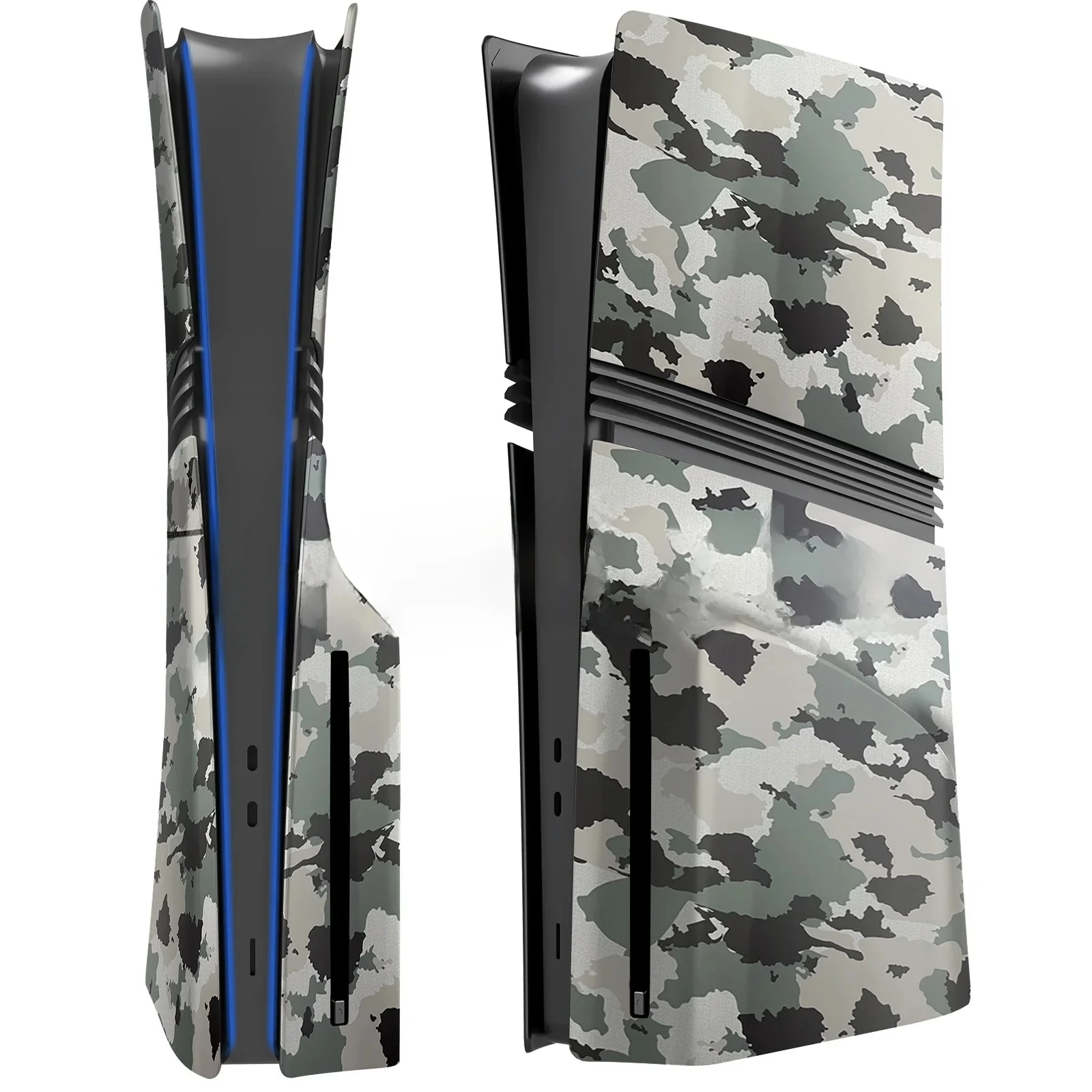 Kamuflażowa wymienna płyta czołowa ochronna do PS5 PRO Disc Edition ABS Cover Shell Kompatybilne akcesoria PlayStation 5 Pro — zdjęcie produktu 7
