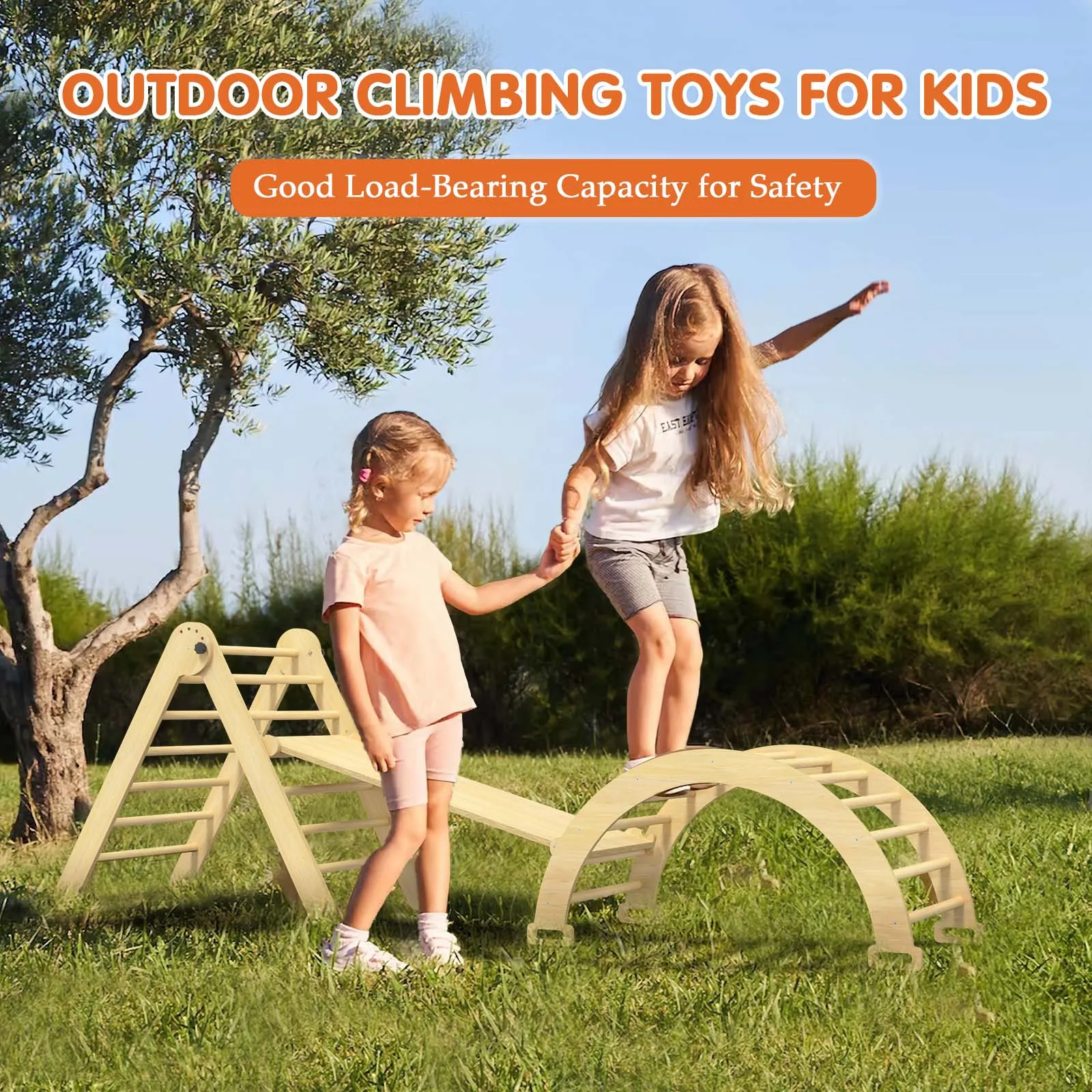 Треугольный набор Пиклер 5 в 1, натуральный