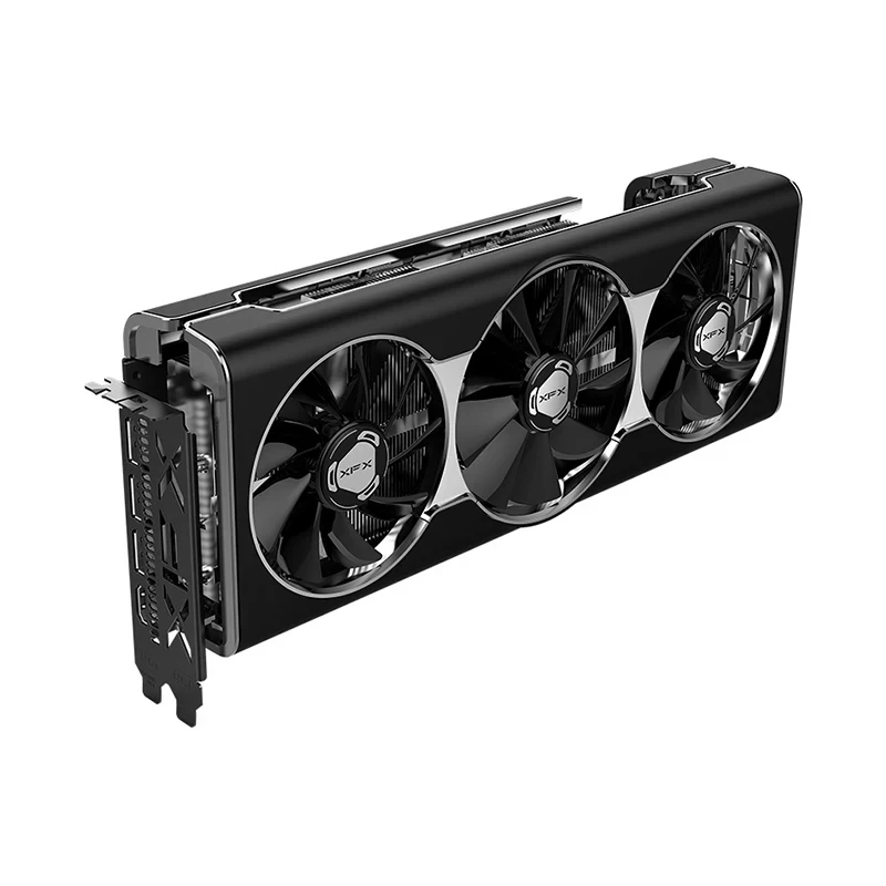 Gebrauchte XFX RX5700XT 8G GDDR6 Grafikkarte für AMD Radeon RX 5700XT 8GB RX 5700 XT Grafikkarten 1nm 3 Fans PC Game Map RX5700 XT