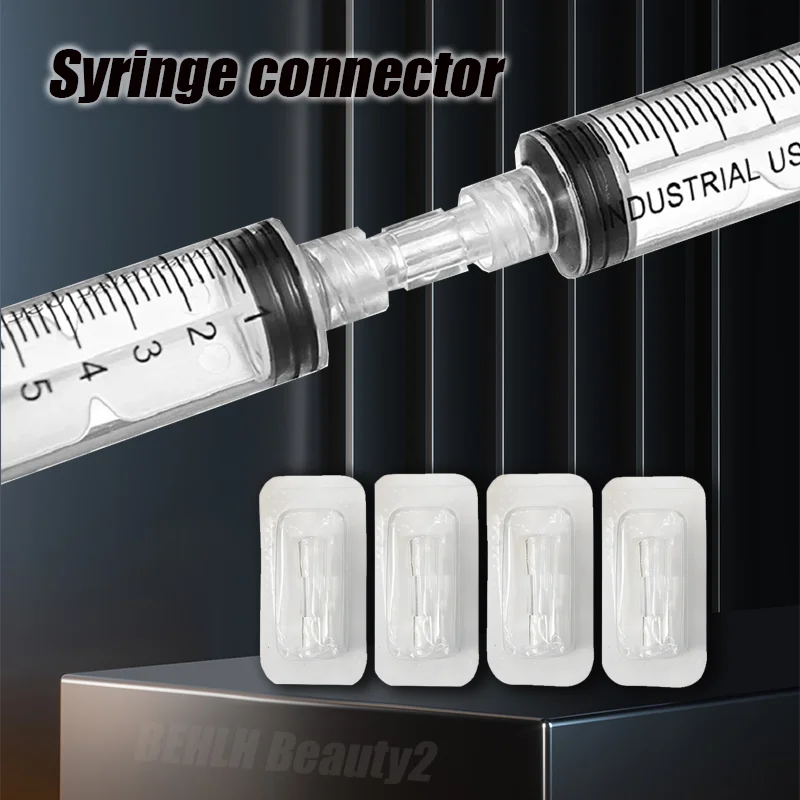 Medical sterile plastic connector  Ruhr syringe connector,transparent, suitable for leak proof pneumatic components