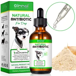 Natural Antibiotics for Dogs Support Allergy Relief Itch Relief with Multivitamin Help Anti Inflammatory Bacterial Viral Fungal