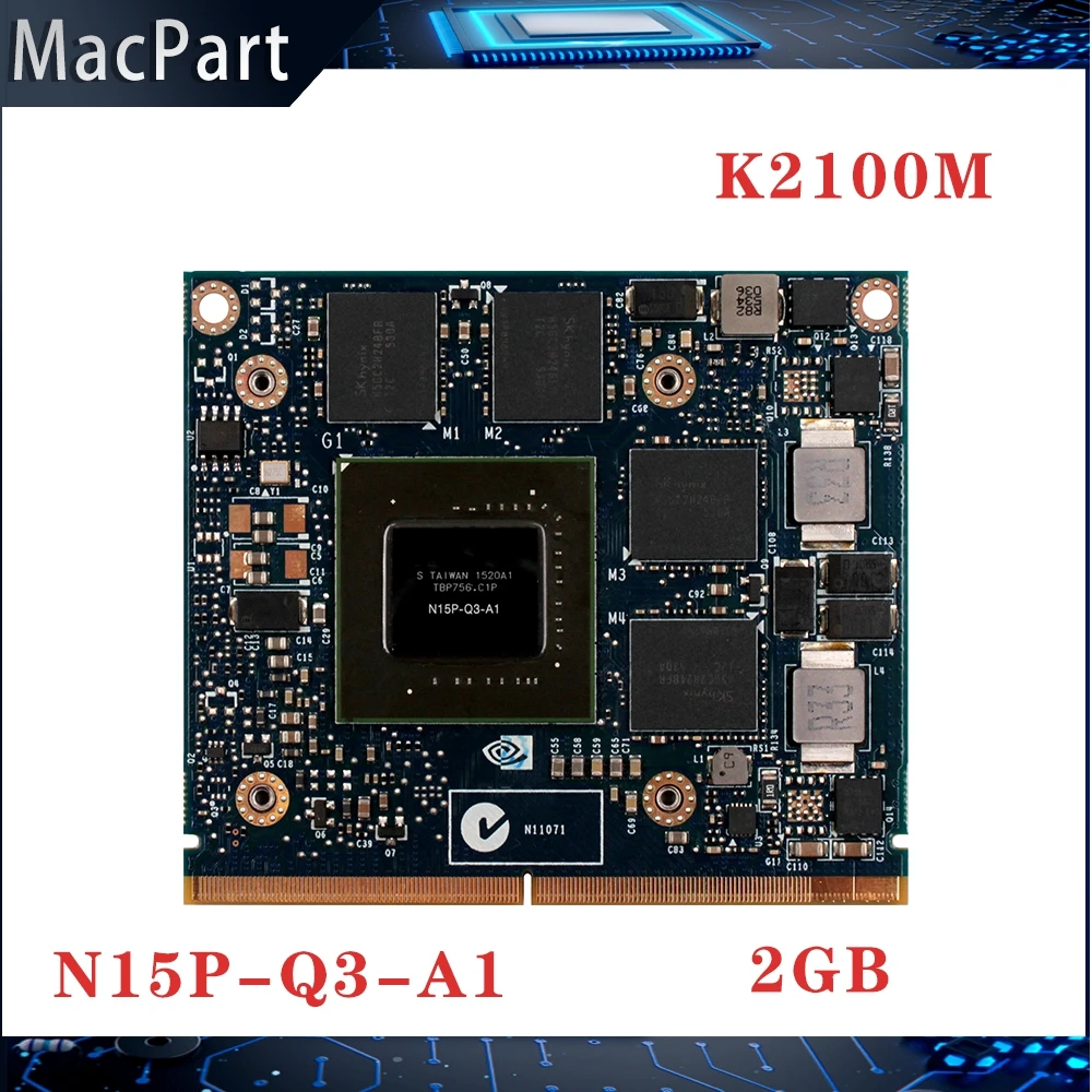 

Quadro K2100 K2100M 2GB Video Graphics Card N15P-Q3-A1 0G4FN0 With X-Bracket For iMac A1311 A1312 2009 2010 2011 year