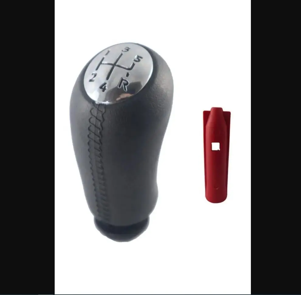 For Megane 2 3 Clio 3 4 Scenic Laguna Symbol Leather Pattern Gear Knob - Auto Styling Accessory