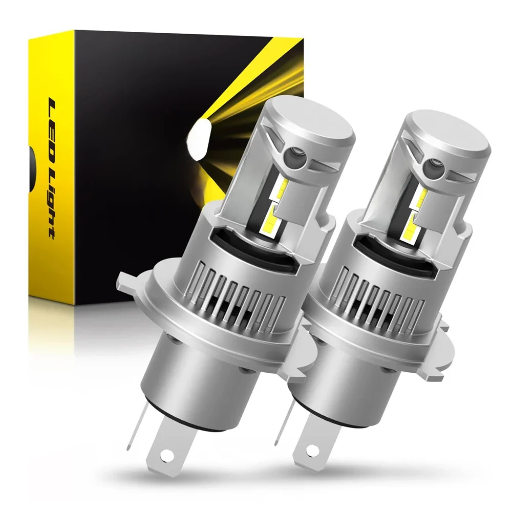 AUXITO 2 Stuks 20000LM H4 9003 LED Koplampen Canbus Geen Fout H4 HB2 LED Hi/Lo Beam 100W Auto Hoofd Lampen 6000K Wit Auto Licht - afbeelding 2