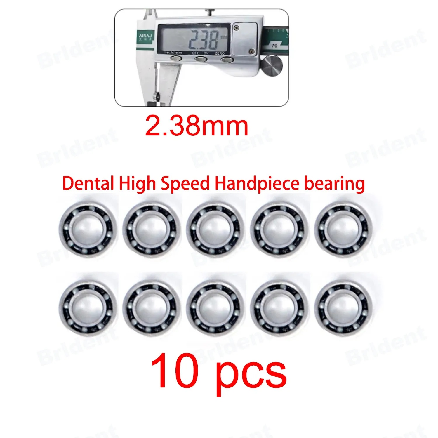 

10 шт. универсальные высокоскоростные керамические подшипники для стоматологических наконечников, размер 2,78 мм/2,38 мм, высокоскоростные стоматологические аксессуары для турбинных наконечников.