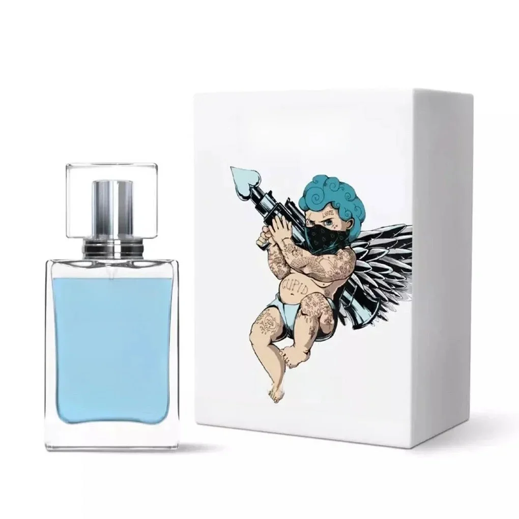 Toilette à breloques Cupidon pour hommes de 50 ml (infusé à la phéromone) - Parfums de Cologne d'hypnose Cupidon pour hommes