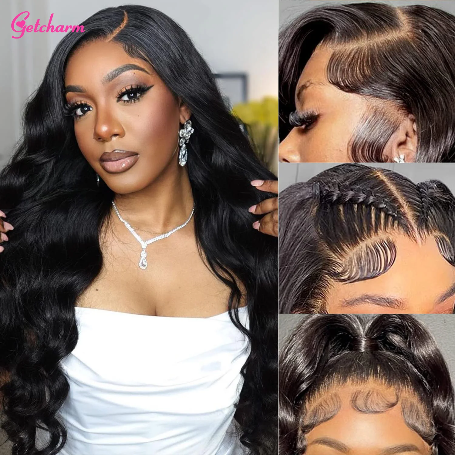 360 Full Lace Frontale Pruiken Body Wave 360 Lace Front Pruik Menselijk Haar Pre Geplukt Met Baby Haar 360 Kant Menselijk Haar Lijmloze Pruiken