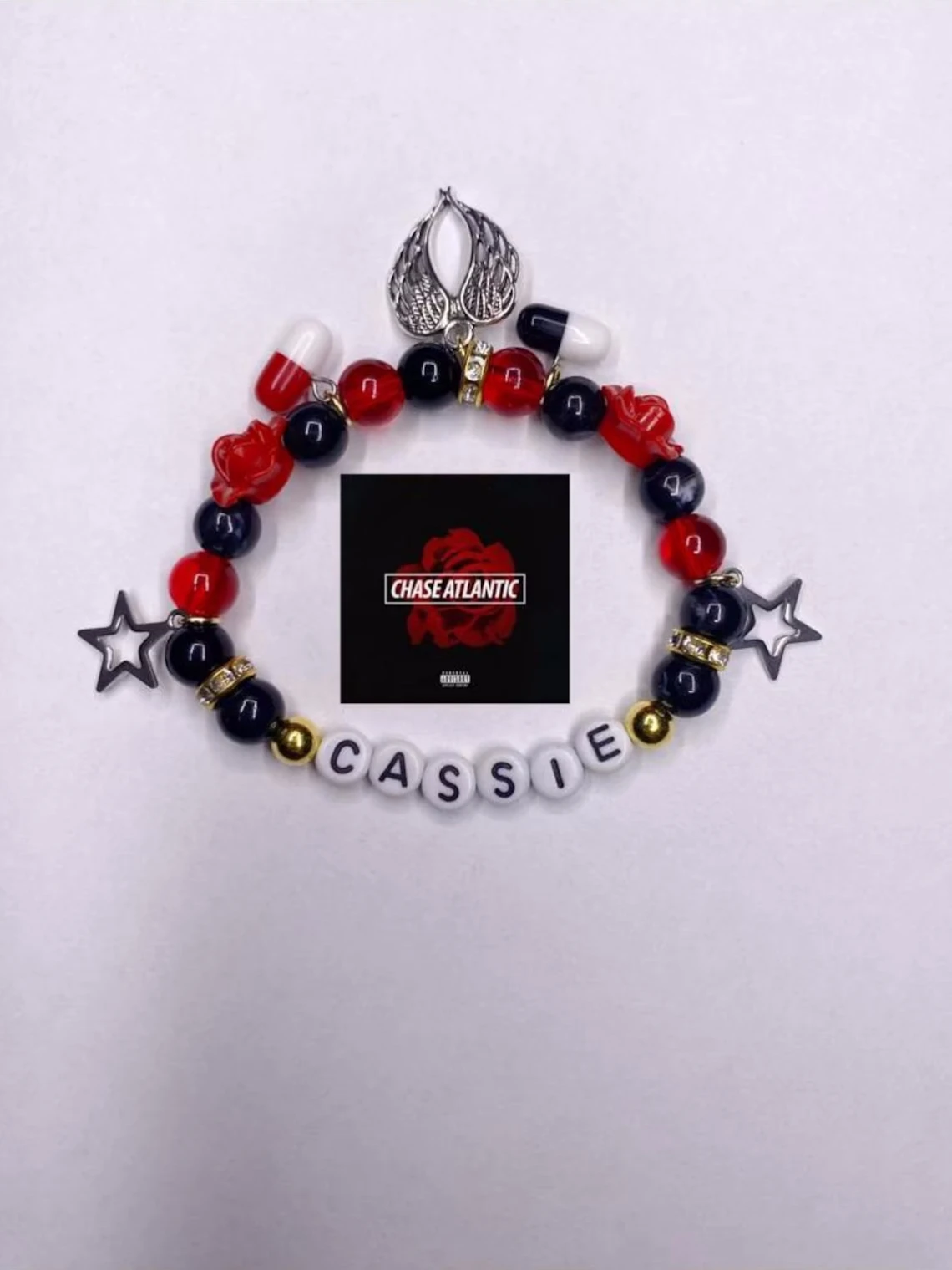 Handmade chase Atlantic cassie inspired bracelet with charms perfect as a gift skins uk