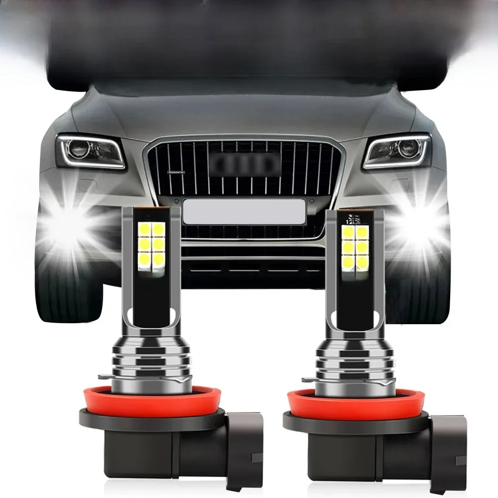 2 ampoules antibrouillard LED pour voiture, pour Audi Q5 2008 2009 2010 2011 2012 2013 2014 2015 2016 2017, accessoires antibrouillard avant automobile