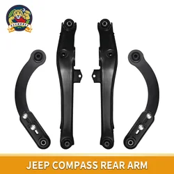 Svenubee 4pcs Rear Upper Control Arms Kit for Dodge Caliber Jeep Compass Patriot 2007 2008 2009 2010 2011 2012 2013 2014-2017