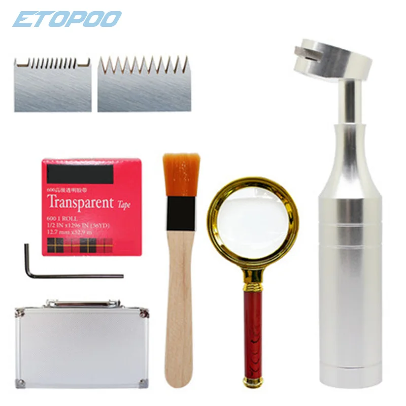 Cross cutter Adhesion Tester Cross-Cut Tester Kit including 1mm/2mm blades