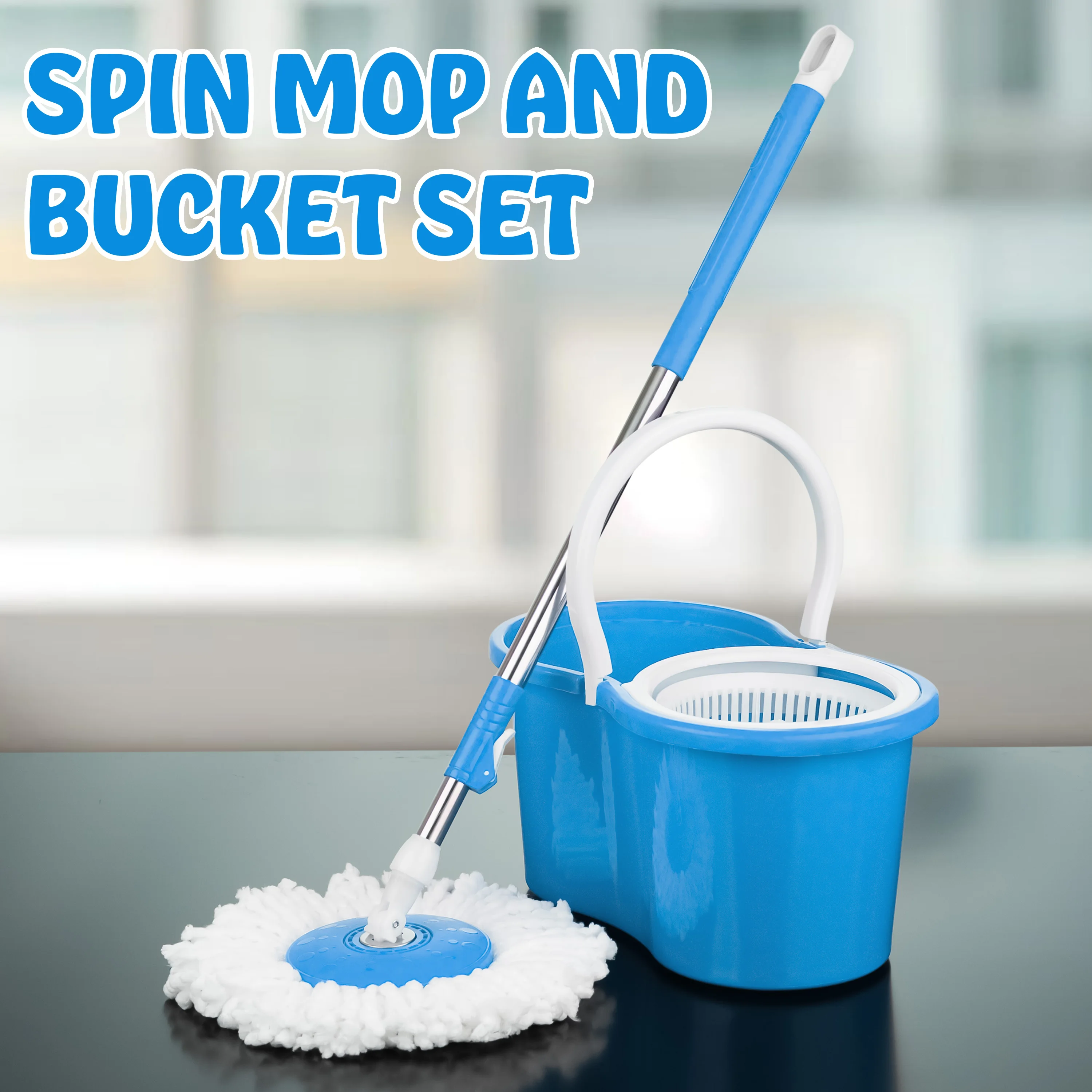 Picture 4: 360° Spin Rotating MOP & Bucket Set