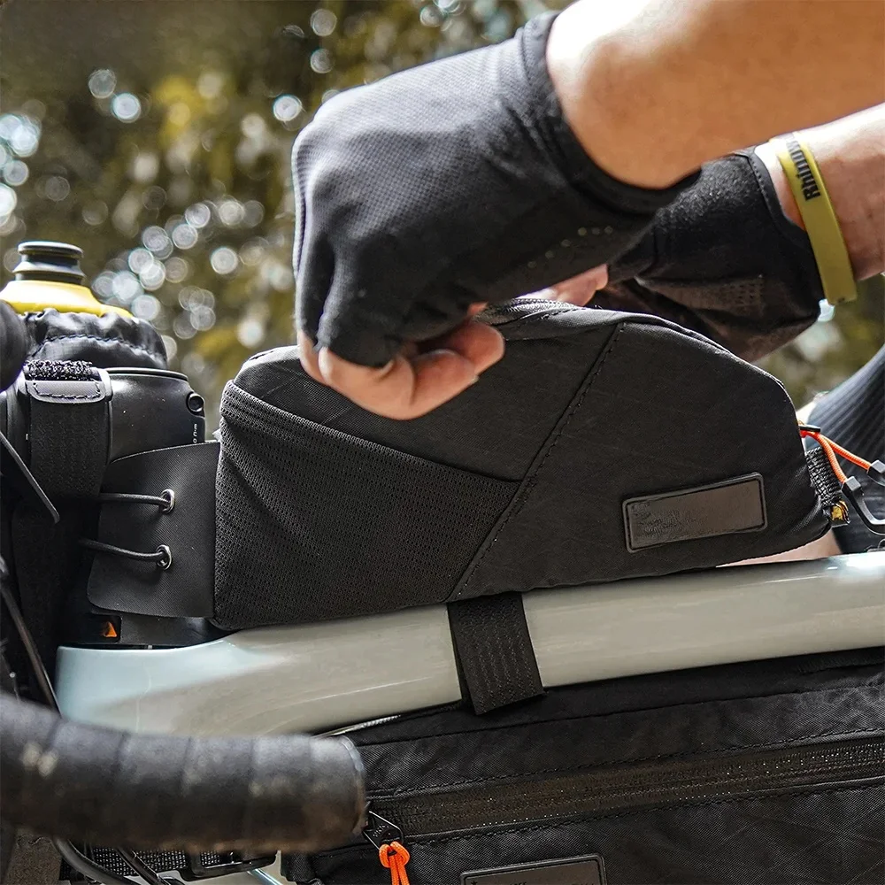 AliExpress Rhinowalk Bicycle Bag Cycling Top Tube Bag SplashProof Case With Bolt Mounted & Strap Support Board For MTB Road Gravel Bike