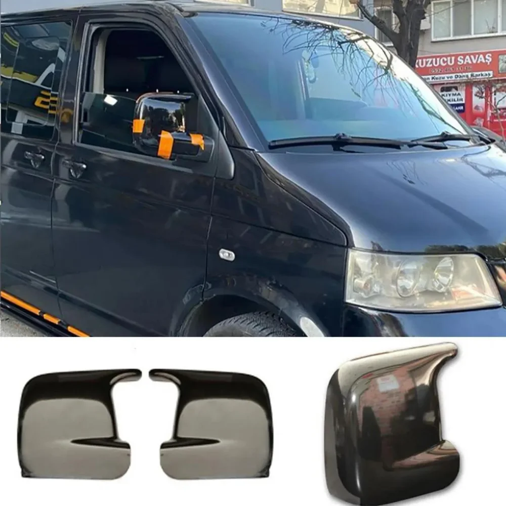 For Volkswagen Transporter T5 2004 - 2009 Bat Style Mirror Cover Car Accessories Rearview Mirror Cover 2 Pieces Cover Tuning