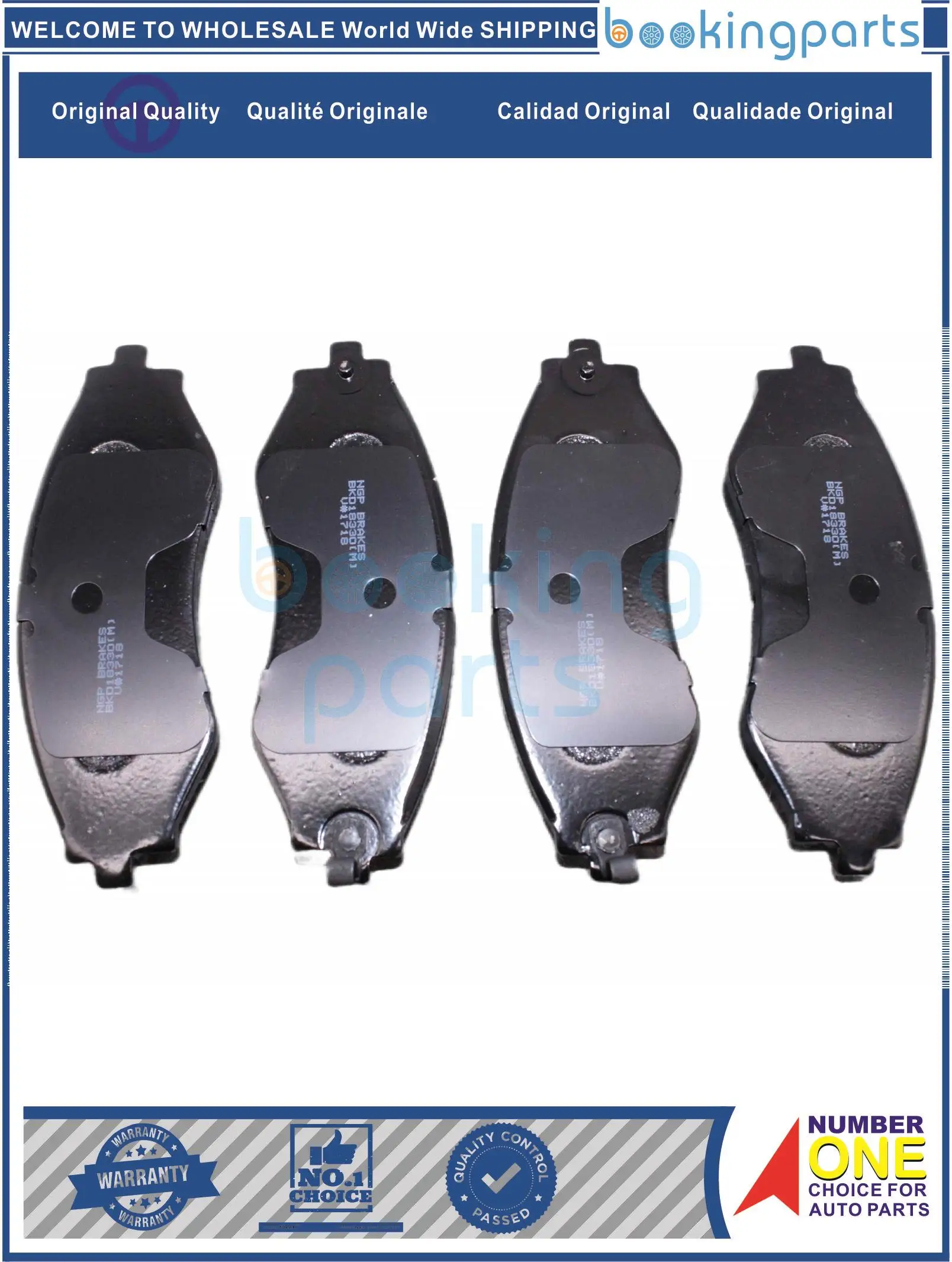 BKD18330(M),7779D1035[M],D10357779[M],MD1035[M],D1035[M] Brake Pad For CHEVROLET LEGENZA 97-04,FORENZA(USA) 04-06,AVEO 04-08