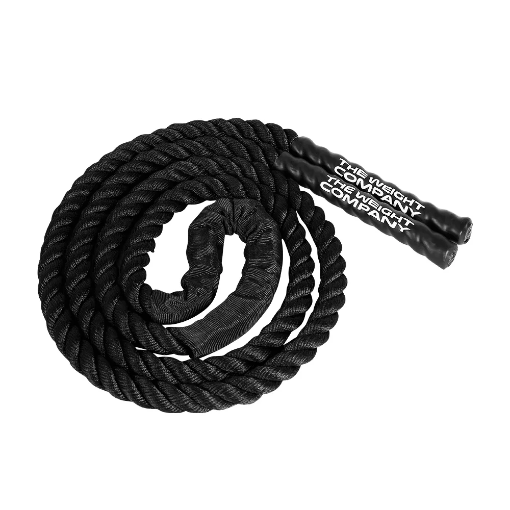 (THE WEIGHT COMPANY) HEAVY WEIGHTED JUMP-ROPE - Weighted Jump Rope for Fitness Workout, Weightlifting, Non-slip Solid PVC Rope