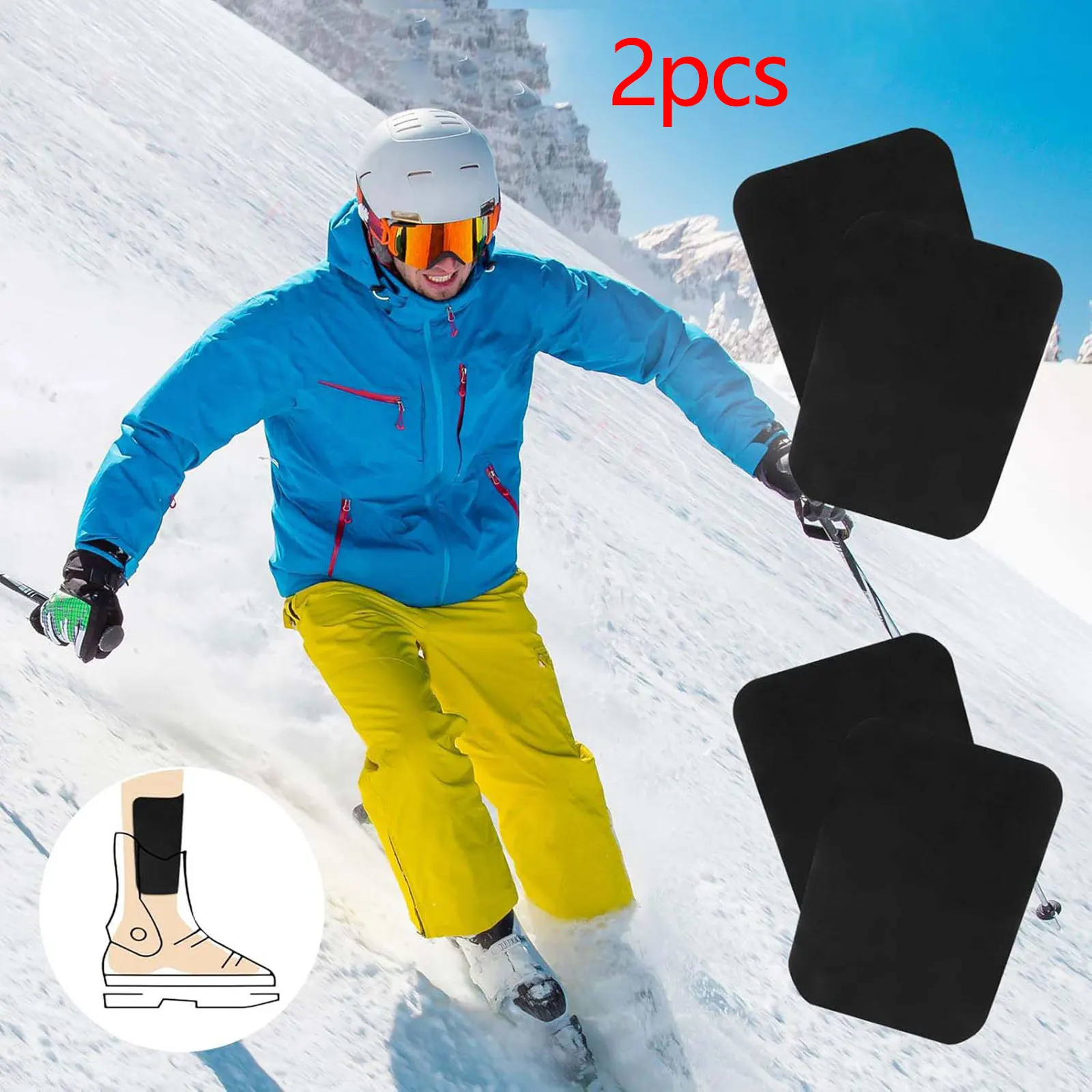 Snowboard Shin Pads Gear Comfortable Professional Versatile Accessories Ski Shin Protector Pad Snowboard Boot Cushion