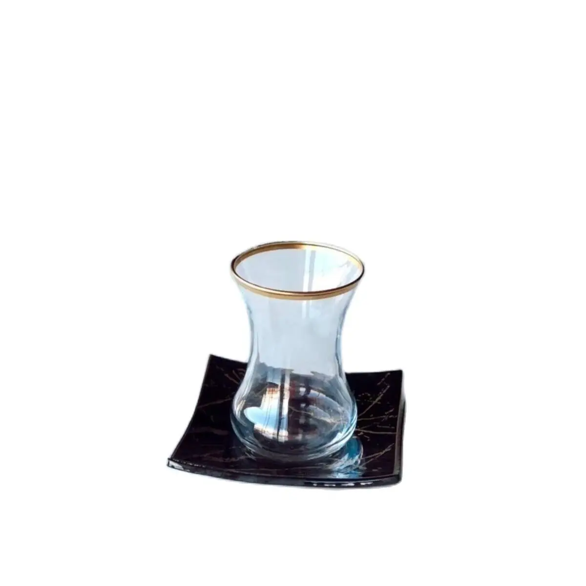 

Cups Tea Bardapı Seti 12 Piece Turkish Tea Cup 6 PCs Cup 6 PCs Saucer Turkish Arab Tus Tea set Black Marble