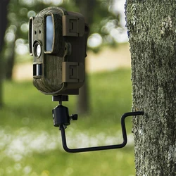 Trail Camera Tree Mount 360 Degrees Adjustable Game Camera Mount with 1/4 inch Screw, Easy Installation & Compact Sturdy