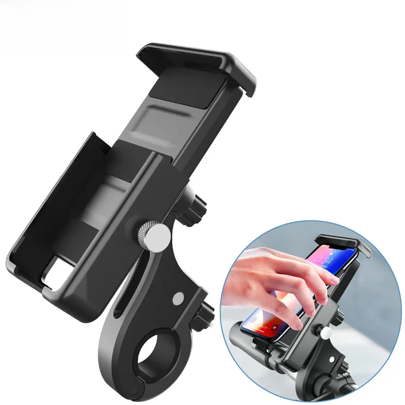 AliExpress iBudim Bike Phone Holder Universal Motorcycle Bicycle Handlebar Phone Holder Stand Shockproof Cycling MTB Mobile Phone Brackets