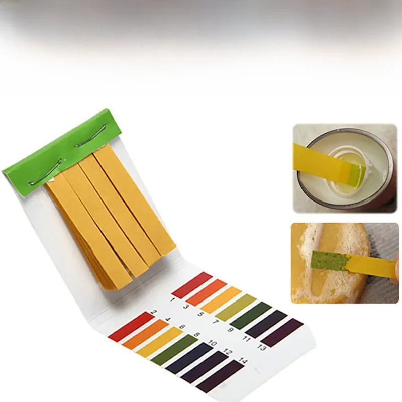 80 sztuk pasków testowych PH do ręcznego robienia mydła na zimno Wykrywanie alkaliczne 1-14st Tester papieru DIY Craft Soap Maker Tools — zdjęcie 2