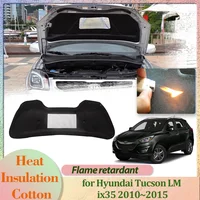 Cubierta de motor de capó de coche para Hyundai Tucson LM ix35 2010 ~ 2015, 2011 2012 2013 2014 forro de aislamiento, almohadilla insonorizada de algodón, accesorios de alfombrilla de calor térmico