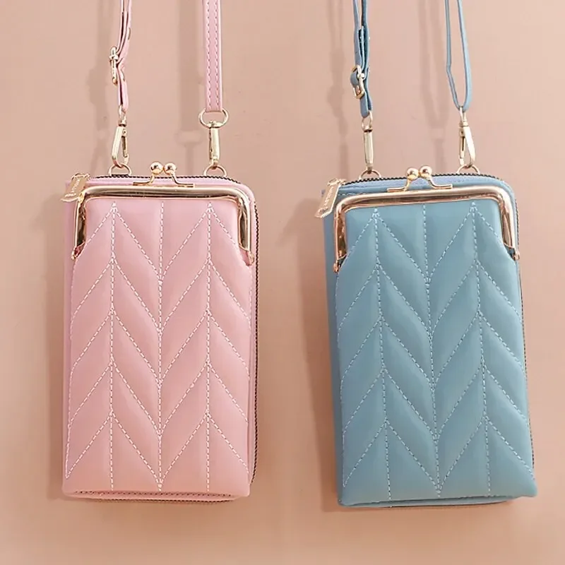 Nowe małe torba na ramię Crossbody dla kobiet, pokrowce na telefon komórkowy portfel z saszetką na karty torebka i torebki — zdjęcie 2