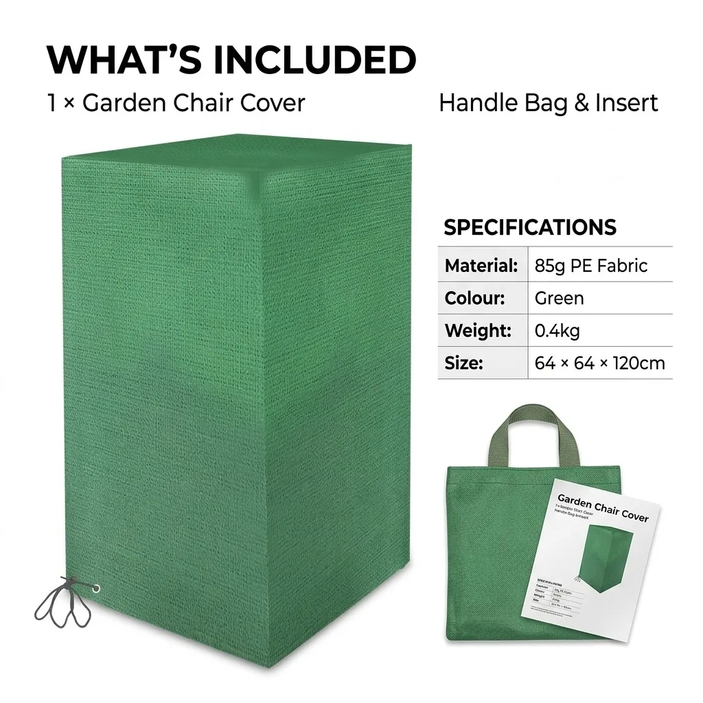 Weatherproof Garden Chair Cover Outdoor Protection
