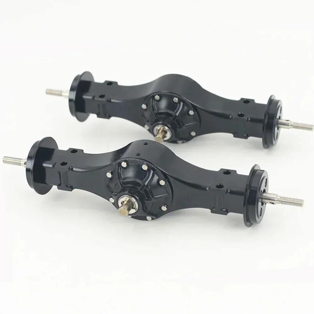1 Set Simulatie Metalen Achteras voor 1/14 Tamiya RC Truck Auto Voor Scania 770S Voor Volvo FH16 Voor MAN DIY Onderdelen Speelgoed - afbeelding 2