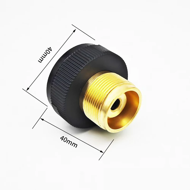 Gas Tank Sdapter CGA600(1"-20UNF) to 220g Butance Cartridge Braze Welding MAPP Propane Gas Torch Heating Solder Burner adaptor